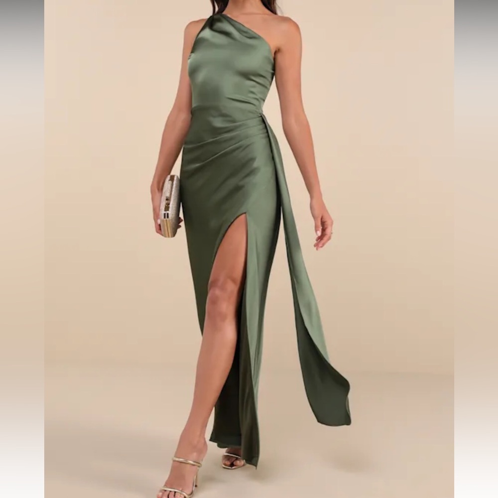 Lulus Sage Green Bridesmaid Dress Small